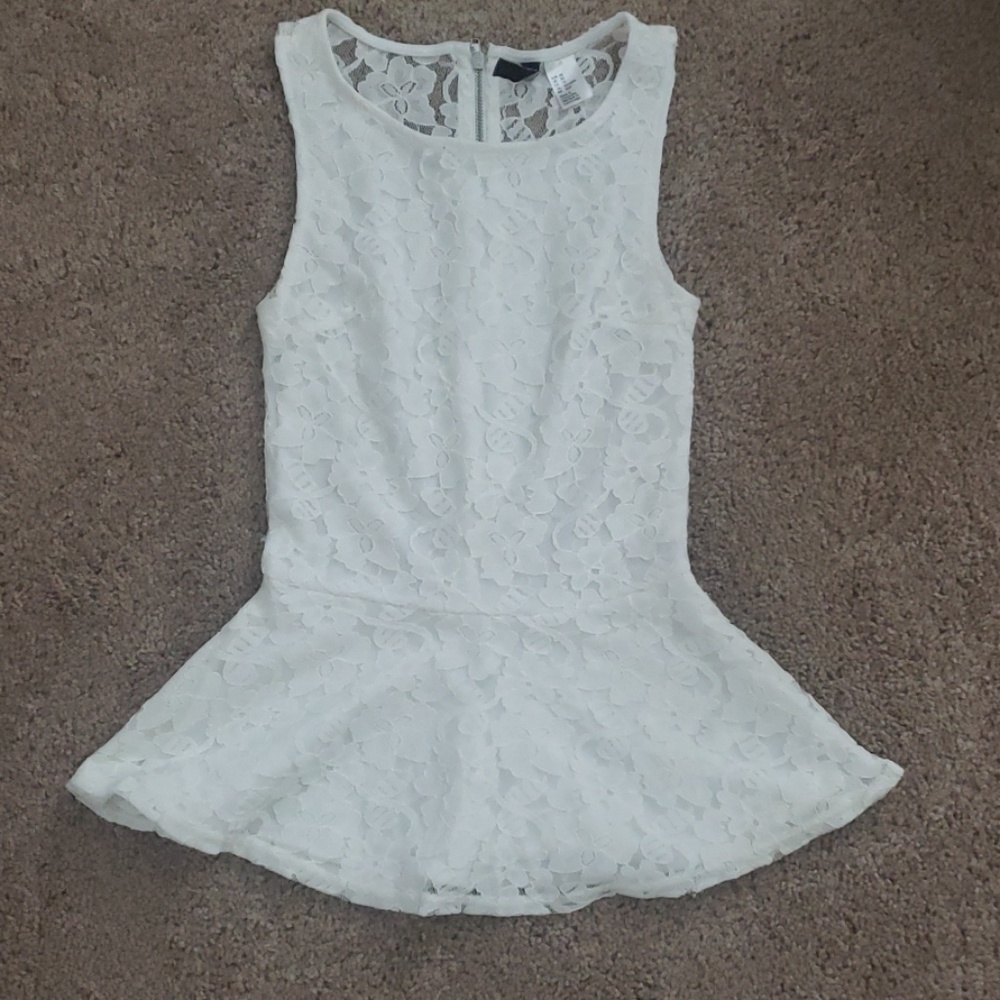 Lace tank top